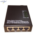 10 / 100M Singlemode 4 Ethernet Ports LWL Medienkonverter